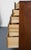 Dixie Furniture Solid Walnut MCM Mid Century Modern 30" Chest of Drawers 6809 For Sale In Kansas City - Image 6 of 12
