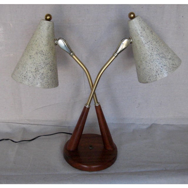 1960s Danish Modern Mid-Century Table Top Lamp or Desk Lamp For Sale - Image 10 of 10