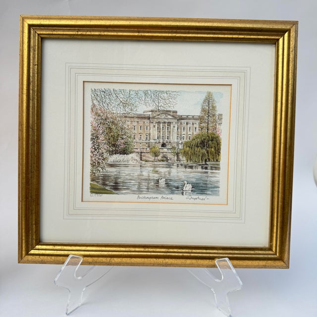 Cambrooke’s “Portraits of Britain” Framed and Matted Original Prints- Set of Two For Sale In Columbia, SC - Image 6 of 12