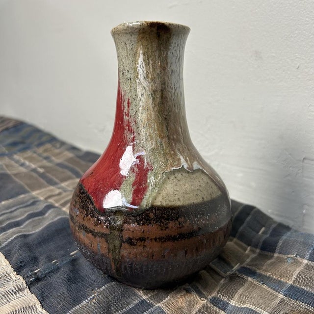 Mid-Century Modern Ceramic Ikebana Vase, Japan, 1960s For Sale - Image 3 of 14