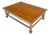 Large 44x60 Rectangle Turned Legs English Style Coffee Table MINT For Sale