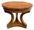 Vintage Regency Style Burled Wood Round Side Table by Drexel For Sale