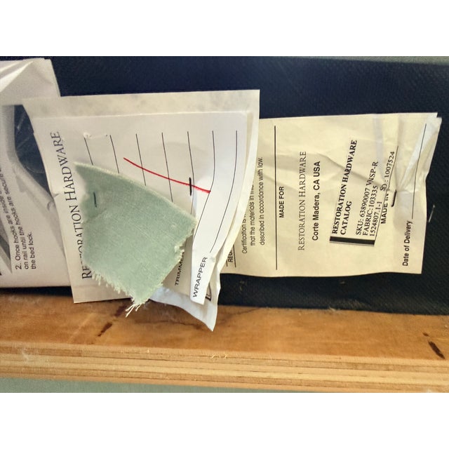 2010s Restoration Hardware Warner King Bed For Sale - Image 5 of 10