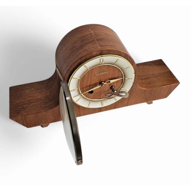 Mantelpiece with Clock from Junghans, 1930s For Sale - Image 12 of 16
