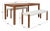 Contemporary Aquina 5 Piece Dining Set - Natural/White For Sale - Image 3 of 7