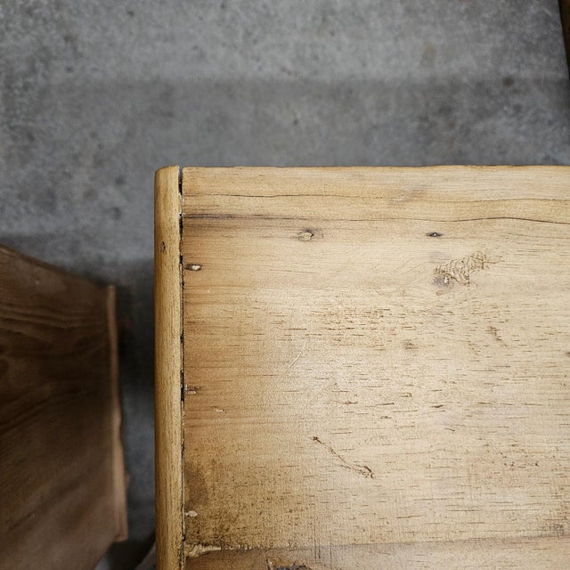 Late 19th Century Antique English Pine Petite Dresser or Nightstand - Circa 1870 For Sale - Image 5 of 13