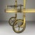 Elegant bottle trolley designed and created in Italy in the glamorous era of the 1960s. It can be used as a side table, a...