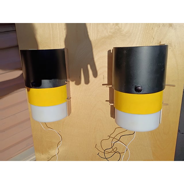 1980s A Pair of Sconces in the Style of Louis Klafff For Sale In San Diego - Image 6 of 7