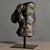 Unknown, Black Apollo Torso Sculpture, Resin and Metal Base For Sale - Image 4 of 5