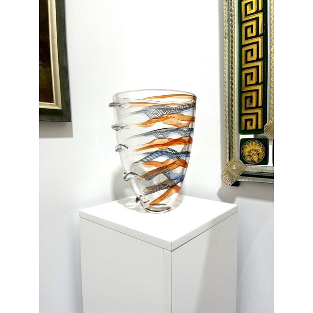 Price reduced $10,000. Now only $14,900! "Vivaldi" Vase by Seguso, one of only 99 in the world! Add a touch of elegance to...