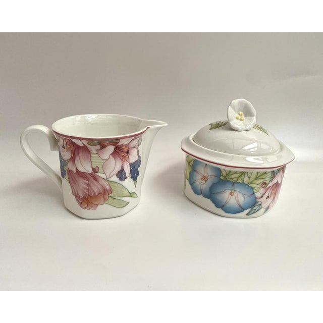 Ceramic Vintage Gallo China Tea Set from Villeroy & Boch, 1970s, Set of 23 For Sale - Image 7 of 11