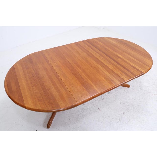Brown Vintage Danish Extendable Oak Dining Table by Niels O. Møller, 1960s For Sale - Image 8 of 17