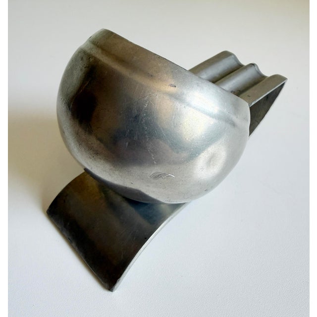Art Deco 1930's Banka Tinwerk Pewter Ashtray For Sale In Sacramento - Image 6 of 10