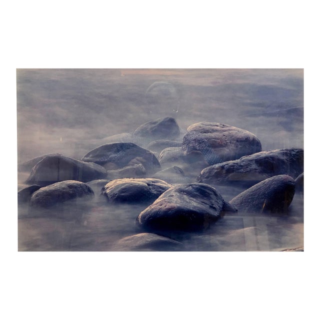 Sonja Bullaty, Vintage C Print "Of Time and Change" Boulders on a Sea Shore, 1981 For Sale