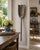 A wonderfully sculptural late 19th century wooden grain shovel, hand-hewn with a beautifully weathered surface that only...