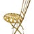 French Art Deco Sunburst Garden Chair by Francois Carre for Le Corbusier For Sale - Image 3 of 9