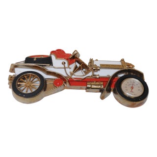 Vintage Japanese Tulip Brands 1903 Mercedes Benz Fancy Thermometer For Sale