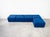Blue Modular Upholstered Sistema 61 Cube Seating by Giancarlo Piretti for Anonima Castelli - Set of 5 For Sale - Image 8 of 15