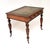 Antique Victorian Leather Top Writing Table, 1880s For Sale - Image 3 of 11