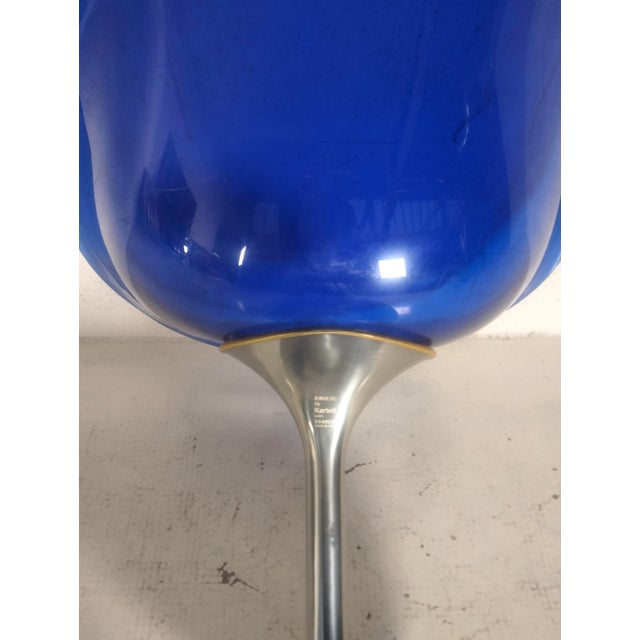Eros Swivel Blue Chair by Philippe Starck for Kartell, 1990s