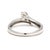 Diamond .20ctw Bypass Ring, 18k White Gold, Ring Size 5.5 For Sale - Image 4 of 7