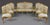 Fine French Aubusson tapestry Napoleon III period Louis XV style 7-piece parlor set. This beautiful carved giltwood set is...