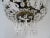 Metal French Empire Bronze Bows and Crystal Chandelier, Circa 1930 For Sale - Image 7 of 10