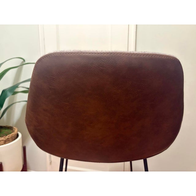 Home Square Sunpan McCoy 26.5in Upholstered Counter Stools Set of 2 For Sale In Atlanta - Image 6 of 7