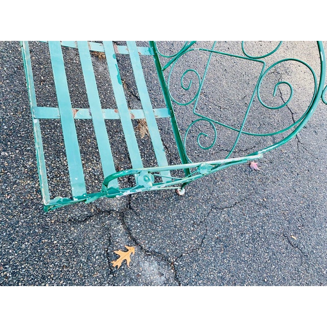 Vintage Wrought Iron Patio Sofa Chairish