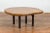 Mid 20th Century Brown & Black Organic Old Root Tree Slice Table with Straight Wooden Legs For Sale - Image 11 of 12