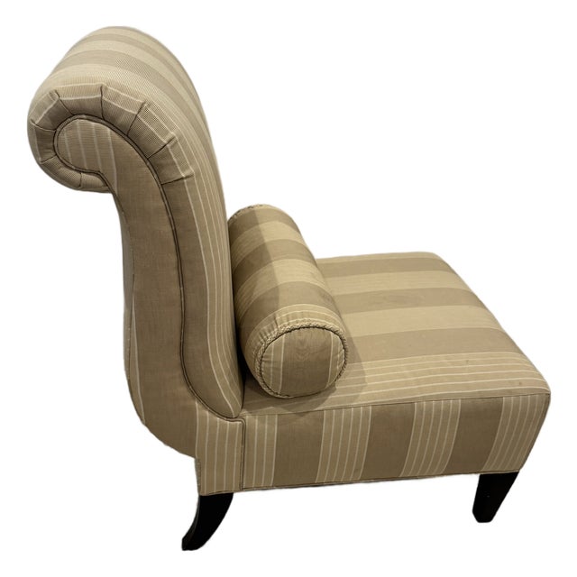 1990s Barbara Barry for Baker Slipper Chairs, a Pair For Sale