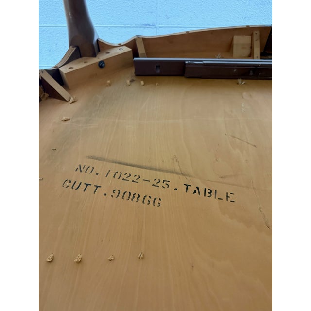 Vintage French Provincial Style Dining Table With Extension Two Leaves For Sale - Image 13 of 16