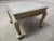 English Vintage Anglo-Indian Silver Metal Clad Table For Sale - Image 3 of 8