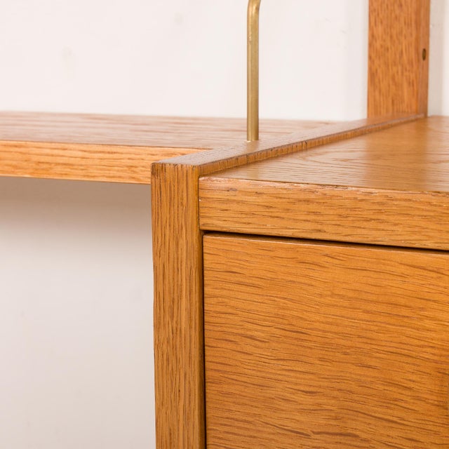 Scandinavian Oak Wall Unit by Preben Sørensen for PS System, Denmark, 1970s For Sale - Image 18 of 18