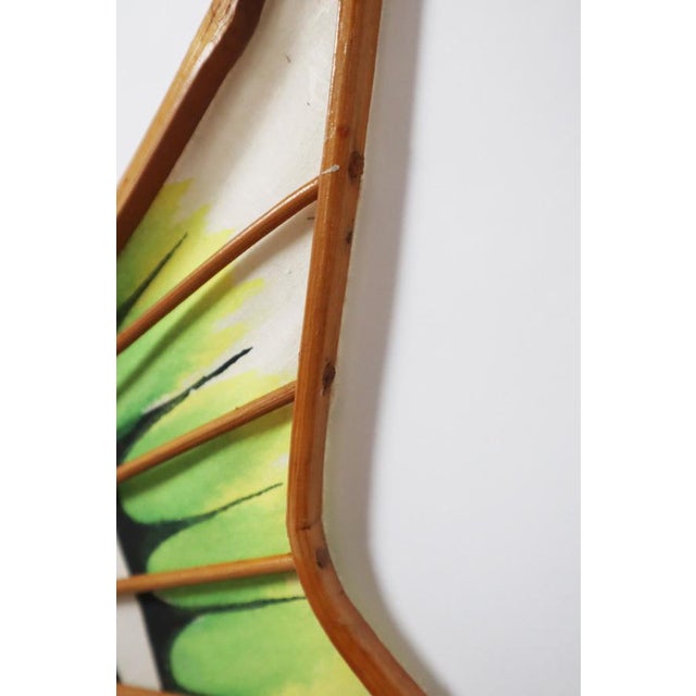 Gold Large Fish Wall Decoration in Bamboo, 1970s For Sale - Image 8 of 17