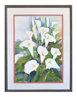 Calla Lilies Watercolor