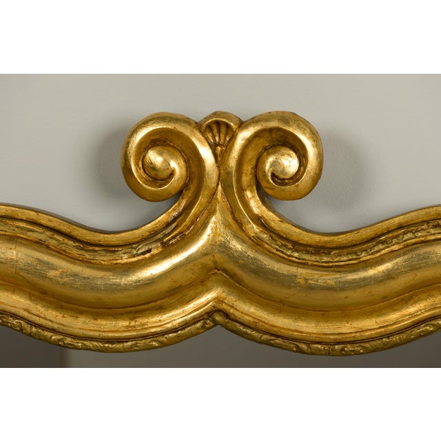 Mid 19th Century Mid-19th Century Restored French Louis Philippe Giltwood Mirror For Sale - Image 5 of 18