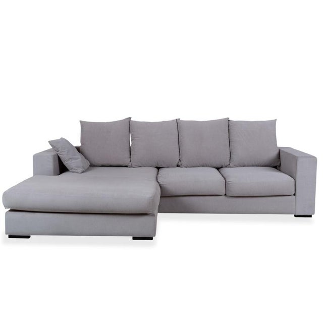 Gray Boconcept Cenova Fabric Corner Sofa Grey Sofa Couch For Sale - Image 8 of 12