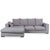 Gray Boconcept Cenova Fabric Corner Sofa Grey Sofa Couch For Sale - Image 8 of 12
