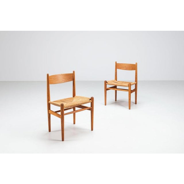 Wood Model CH36 Dining Chairs in Oak by Hans J. Wegner Carl Hansen & Son, Denmark, 1970, Set of 6 For Sale - Image 7 of 16