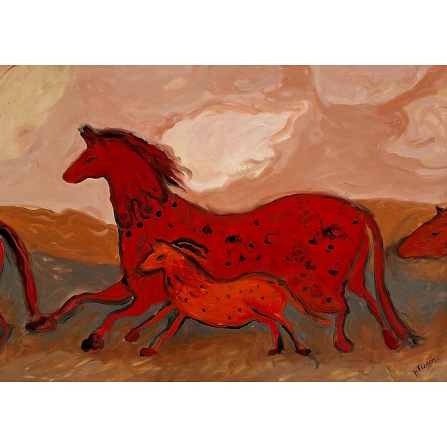 Monika Rossa, Horses, 2026, Oil on Canvas For Sale - Image 4 of 5
