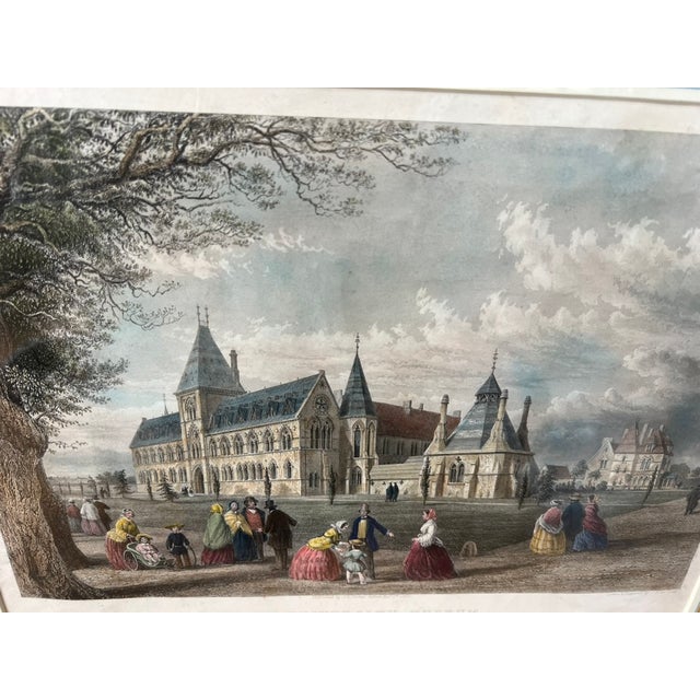 Gray Antique Architectural Framed Print For Sale - Image 8 of 10