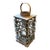 Mid Century Hand Made Adirondack Style Wood Candle Holder For Sale