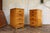 Vintage Pair of 1940s Solid Oak Nightstands For Sale - Image 4 of 18