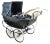 Twin Stroller from Millson's, 1930s For Sale