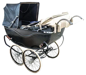 Twin Stroller from Millson's, 1930s