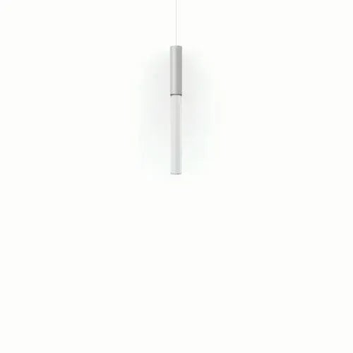 Pillar 75 Vertical Pink Aluminum Pendant Lamp by JSPR For Sale - Image 9 of 10