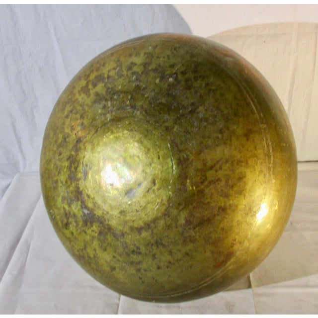Large Cast Bronze Nepali Water Pot For Sale - Image 4 of 9