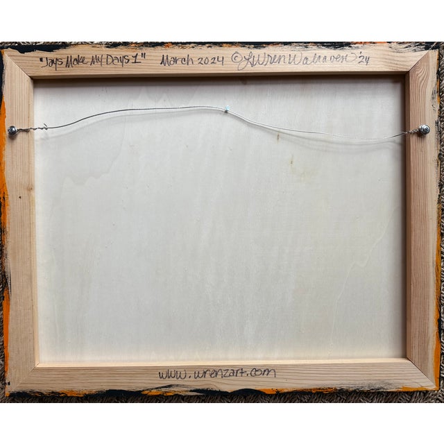“Jays Make My Days 1” Bird Art by LWren Walraven For Sale - Image 9 of 9