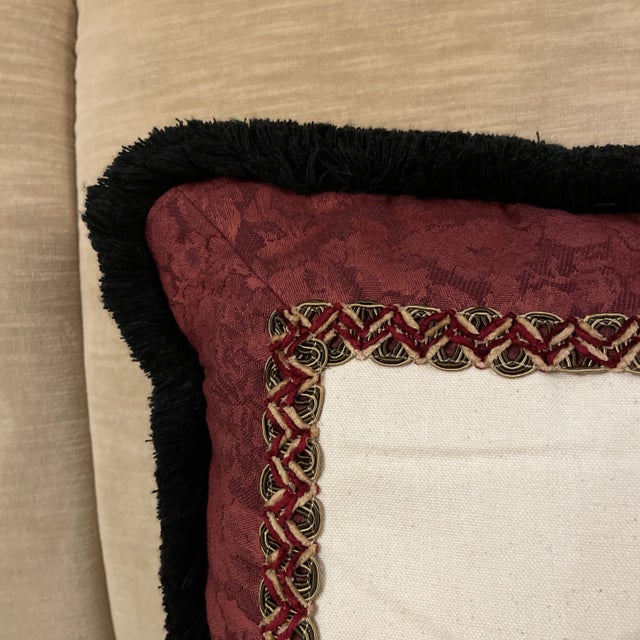 English Late 20th Century Hand Painted Staffordshire Dog Pillow For Sale - Image 3 of 4